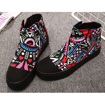 Fashion Casual Lady Canvas Shoes (W04-1)